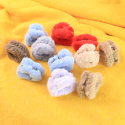 Small Hair Claw Clips Plastic Fluffy Hair Claw Hair Hair Accessories (12 Pcs Set) thumbnail 3
