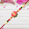 Ganesh Lotus Leaf Designer Motif Rakhi