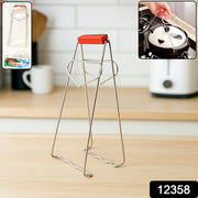 Heavy-duty Stainless Steel Kitchen Dish Plate Bowl Vessel Gripper Tong (1 Pc) thumbnail 6