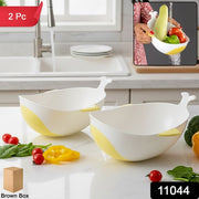 Plastic Rice Pulses Fruits Vegetable Noodles Pasta Washing Bowl And Strainer (2 Pc) thumbnail 5
