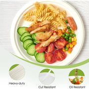 Vegnar Disposable Round Food Serving Plate (10 Pc) thumbnail 2