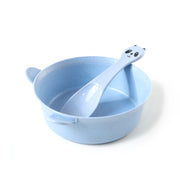 Wheat Straw Kids Soup Bowl With Matching Spoon (240ml 1 Set ) thumbnail 3