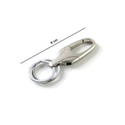 Stylish Metal Key Holder Keychain With Secure Lock Clip 1 Pc thumbnail 4