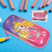 3d Cartoon Zipper Compass Box Pencil Box (1 Pc) thumbnail 5