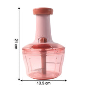 Apex Smart Manual Vegetable  Fruit Chopper With 800 Ml Capacity thumbnail 2