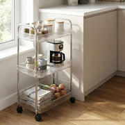 3 Layer Multipurpose Storage Trolley With Wheels thumbnail 5