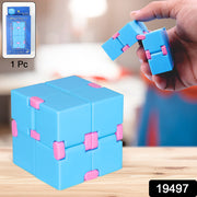 Infinity Cube Fidget Toy Stress Relief Hand Puzzle For Kids  Adults 1 Pc thumbnail 7