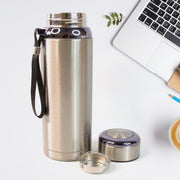5875 800ml Stainless Steel Water Bottle For Men Women Kids  Thermos Flask  Reusable Leak-proof Thermos Steel For Home Office Gym Fridge Travelling thumbnail 2