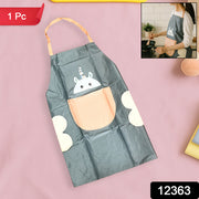 Cute Cartoon Animal Design Kitchen Apron (1 Pc) thumbnail 7