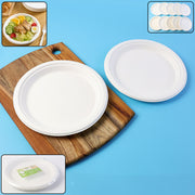 Freshee 9 Inch Compostable Bagasse Plate (10 Pc) thumbnail 1