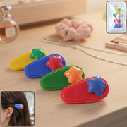 Colorful Star Design Decorative Hair Clip Set (4 Pc) thumbnail 1