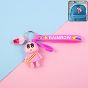 Cute Cartoon Character Rainbow Strap Keychain (1 Pc) thumbnail 1
