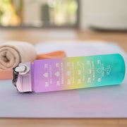 0325 Motivational Water Bottle With Straw  Time Marker Bpa-free Tritan Portable Gym Water Bottle Leakproof Reusable Special Design For Your Sports Activity Hiking Camping thumbnail 4
