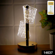 Luxury Crystal Led Double Shade Table Lamp (1 Pc) thumbnail 7