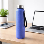 Classic Stainless Steel Water Bottle Blue Color (1000 Ml 1 Pc) thumbnail 5