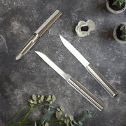 8243 Stainless Steel Multipurpose Sharp Cutting Knife With Non-slip Handle For Fruit Meat And Vegetable Chopping (Pack Of 3) thumbnail 4