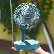 Foldable Mini Desk Fan With Adjustable Height And Angle (1 Pc) thumbnail 2