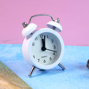 Small Twin-bell Analog Alarm Clock - (1 Pc) thumbnail 6