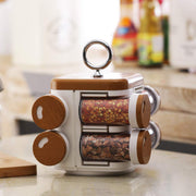 8117 Ganesh Storewell Plastic Spice Rack - Set Of 8 thumbnail 1