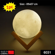6031 3d Power Moon Lamp With Touch Control Adjust Brightness thumbnail 7