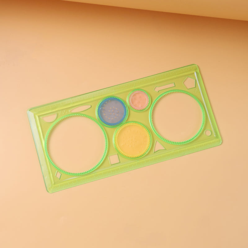 Design Ruler Spirograph Geometry Stencil Set