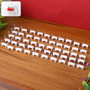 8mm Nail Cable Clips Set (50 Pc) thumbnail 1