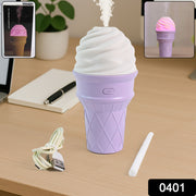 Ice Cream Cone Shape Air Freshener Humidifier (1pc  Purple ) thumbnail 7