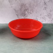 Plastic 6 Inch Red Round Deep Serving Bowl (1 Pc) thumbnail 3