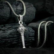 Silver Chain With Gada Pendant  Locket (1 Pc) thumbnail 5