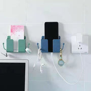 6201 1 Pc Wallmount Mobile Stand With Hook Design Used In All Kinds Of Places Including Household And Many More As A Hanging Support For Cloths And Stuffs Purposes. thumbnail 1