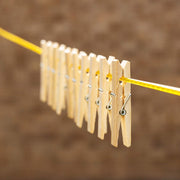 Heavy Duty Bamboo Wooden Cloth Clips  Pegs (10 Pcs Set) thumbnail 2