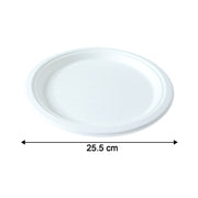 Vegnar Disposable Round Food Serving Plate (10 Pc) thumbnail 4