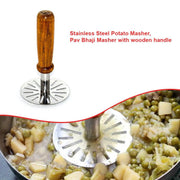 0066 Paubhaji Masher Used In All Kinds Of Household And Kitchen Places For Mashing And Making Paubhajis. thumbnail 2