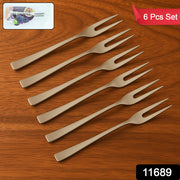 Apex 6 In 1 Stainless Steel Fruit Fork (1 Set) thumbnail 6