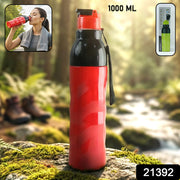 Plastic 1000 Ml Approx Sports Water Bottle (1 Pc) thumbnail 7