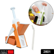 2801 Multi Functional Time Saving Adjustable Hand Press Vegetables Chopper thumbnail 7