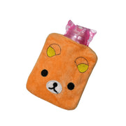6503 Orange Panda Small Hot Water Bag With Cover For Pain Relief Neck Shoulder Pain And Hand Feet Warmer Menstrual Cramps. thumbnail 1