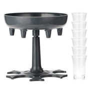6 Shot Win Glass Dispensers With Tray  6 Pcs Glass thumbnail 3