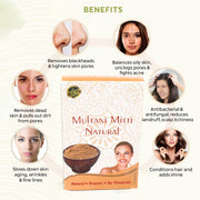 12791 100gram Herbal Tan Removing Multani Mitti Face Pack For Skin Care Age Group thumbnail 2