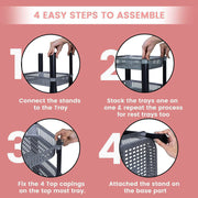 Apex 4-layer Small Multipurpose Plastic Storage Rack thumbnail 2