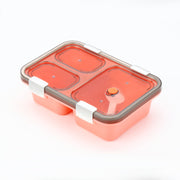 5627 Plastic Lunch Box For Kids Lunch Box For Kids 3 Compartment Insulated Lunch Box Tiffin Box For Boys Girls School  Office Men (3 Compartment Lunch Box) thumbnail 3