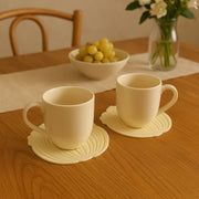 Silicone Leaf Design Coaster Set (2 Pc) thumbnail 3