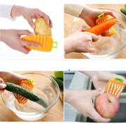 2909 Vegetable Scrubbing Brush Vegetable Scrubber Nontoxic Fruit Brush Carrot Shape Vegetable Brush For Potato For Vegetable thumbnail 3