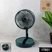 Foldable Mini Desk Fan With Adjustable Height And Angle (1 Pc) thumbnail 5