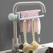 Multipurpose Sink Faucet Hanging Towel  Cleaning Tool Holder (1 Pc ) thumbnail 2