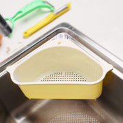2119 Triangular Multi Functional Drainer Shelf Sink Storage Holder thumbnail 1