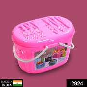 2924 Multipurpose Basket Multi Utility Or Storage For Picnic Small Baskets. thumbnail 5