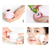 1671 Facial Cleansing Brushes Cute Octopus Shape Silicone Face Scrubber Massager Skincare Tool (1pc) thumbnail 4