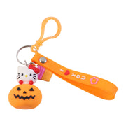 Cute Cartoon Kitty Pumpkin Keychain (1 Pc) thumbnail 3
