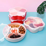 2863 5compartments Party Food Storage Snack Nuts Box For Peanuts Fruits And Candy Box For Home  Kitchen Use thumbnail 3